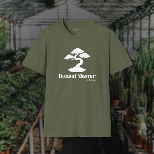Bonsai Master T-Shirt — Zen Tree Gardening Shirt for Bonsai Enthusiasts