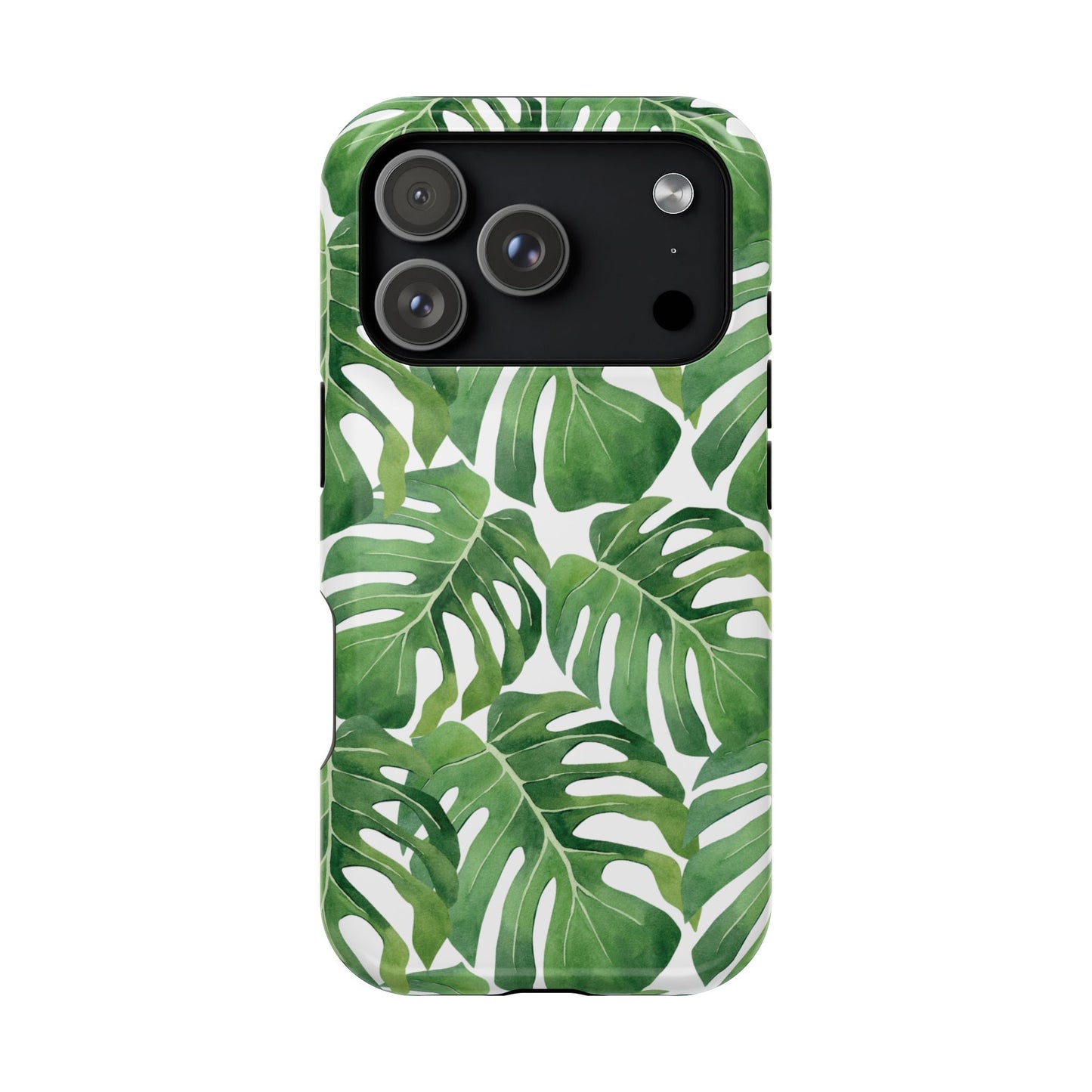 Monstera Themed Magnetic Impact-Resistant Cases