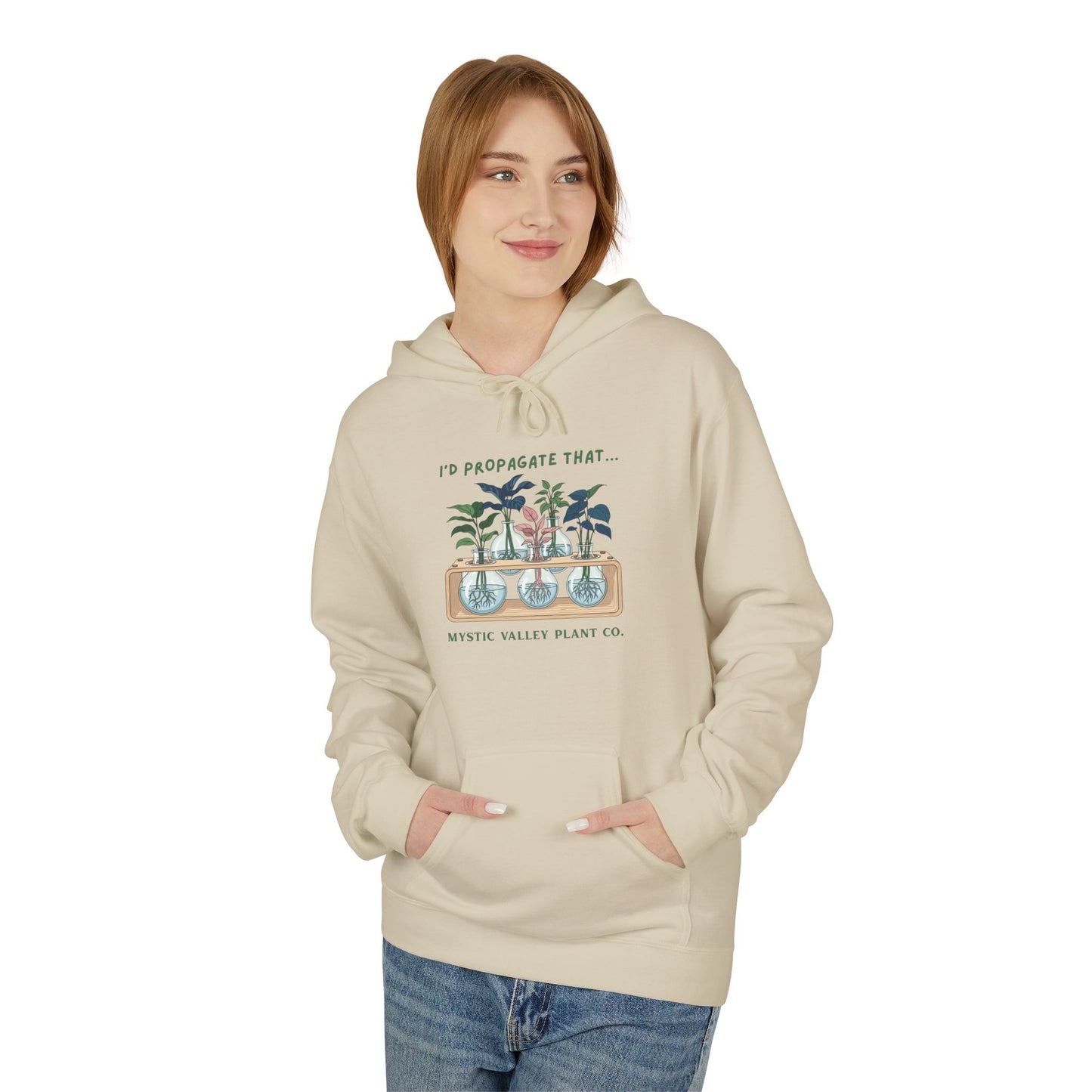 Propagate That Plant Hoodie - Unisex Midweight Softstyle Fleece